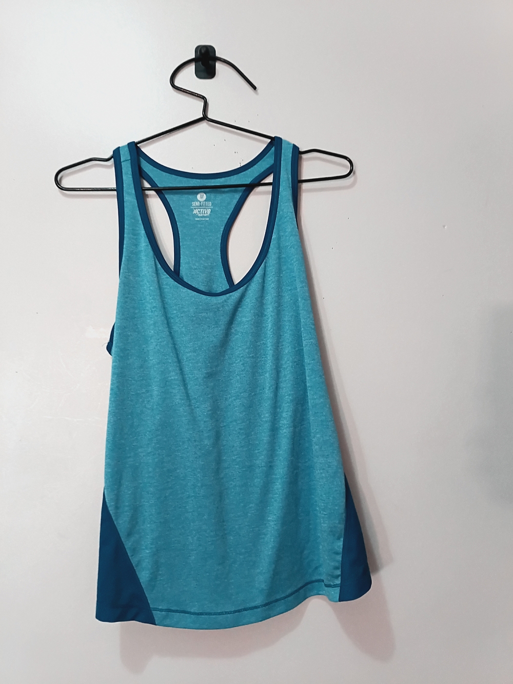 Women's Teal Racerback Performance Tank Top - Old Navy